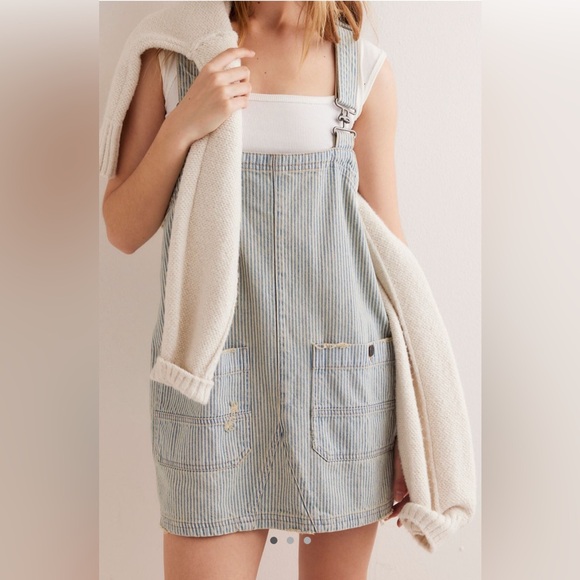 We the free Overall Smock Mini railroad Top dress NWOT - Picture 1 of 6